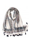 FAIRYGATE Foulard Châle Femme Écharpe pour Printemps Automne Hiver Doux Etole Léger Longues Grandes Scarf pour Mariage Soirée