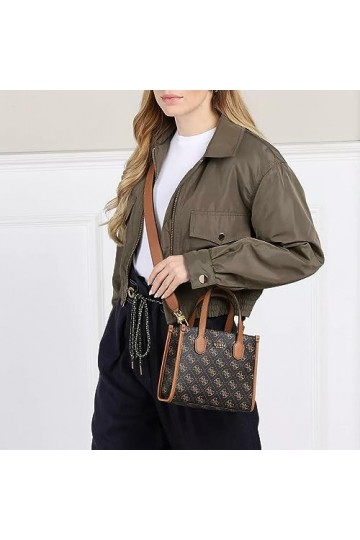 Guess Sac bandoulière brun foncé