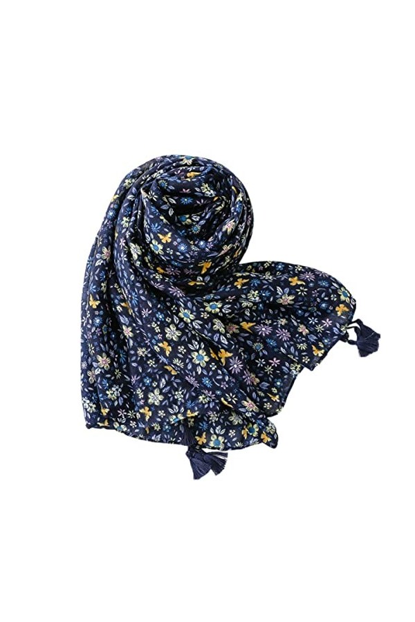 FAIRYGATE Femme Echarpe Foulards avec des glands Femme Léger et doux luxueux Vintage Hiver La Châles Etoles écharpe pour les 