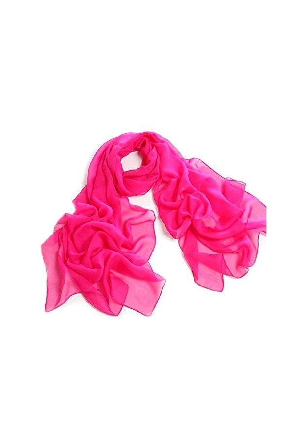 Tapp Collections™ Écharpe en mousseline douce à la mode, Pied de poule / noir blanc, Size: 70" x 27.5". Weight: 2 oz