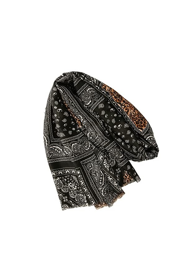 FAIRYGATE Echarpe Femme Mesdames Imprimer Foulards Mode Floral Cou Écharpe Longue Douce Châle Wrap 65015