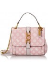 GUESS Briana Convertible Xbody Flap Pink Logo