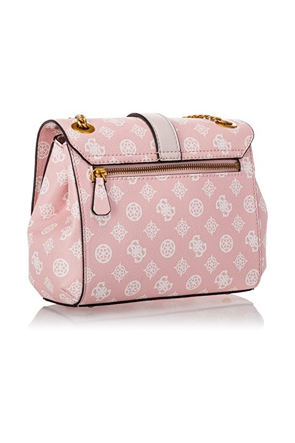 GUESS Briana Convertible Xbody Flap Pink Logo