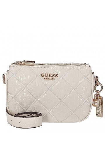 GUESS Caddie Sac à bandoulière 22 cm, Taille unique, Stone