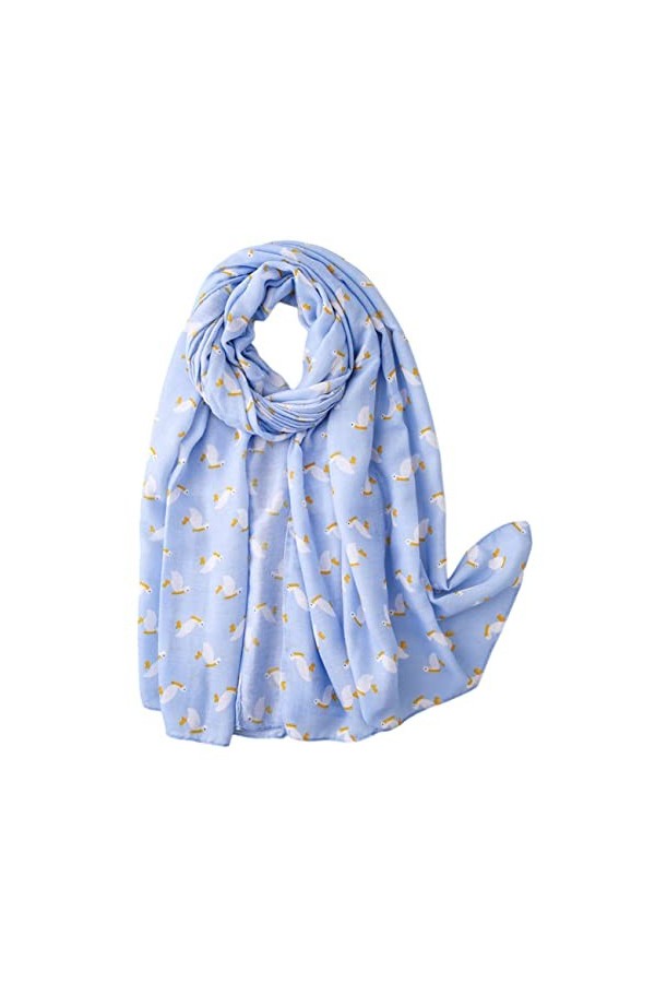 FAIRYGATE Echarpes Femme Mesdames Élégant Imprimer Foulards Mode Floral Cou Écharpe Longue Douce Châle Wrap 51025