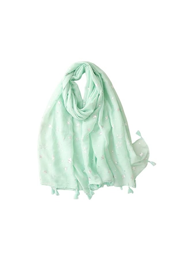 FAIRYGATE Echarpe Châle Foulard Etole Floral Cou Écharpe Femme Poids léger Longue Douce Chale Wrap Chaud dhiver 58014