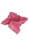 Grande écharpe carrée élégante en satin - Couleur unie - 91,4 cm, mauve, taille unique