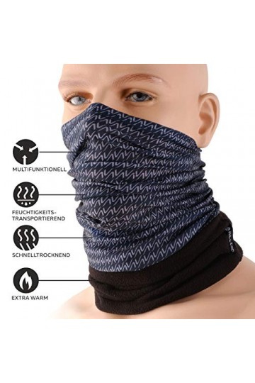 Hilltop WARMING FLEECE écharpe multifonctions Polaire écharpe tubulaire lécharpe pour les froides journées dautomne et dhi