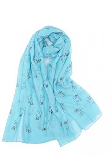 Claudia&Jason - Echarpe - Femme - Bleu - Taille unique