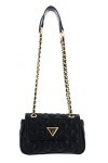 GUESS Sac bandoulière effet damassé Giully Mini jeans