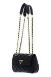 GUESS Sac bandoulière effet damassé Giully Mini jeans