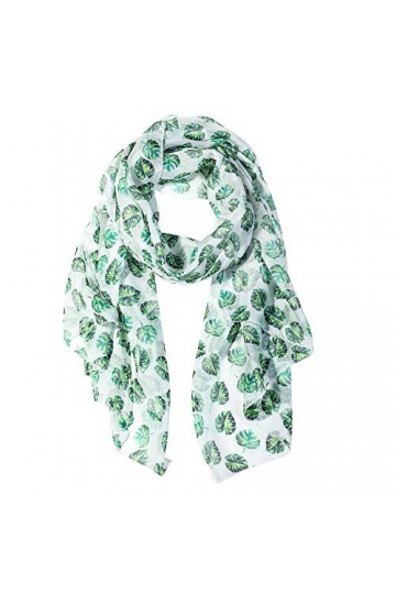 Foulard à motif pour femme - Rose - Medium