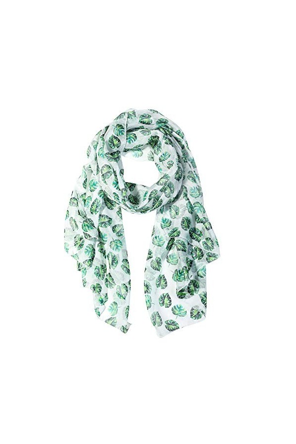 Foulard à motif pour femme - Rose - Medium