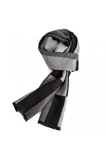 VICSPORT Echarpe Homme Chaude Automne et Hiver, Écharpe Femme à Carreaux Classique et Élégante