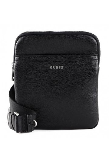 Guess Riviera Crossbody FL, Bag Men, Bla, Taille Unique
