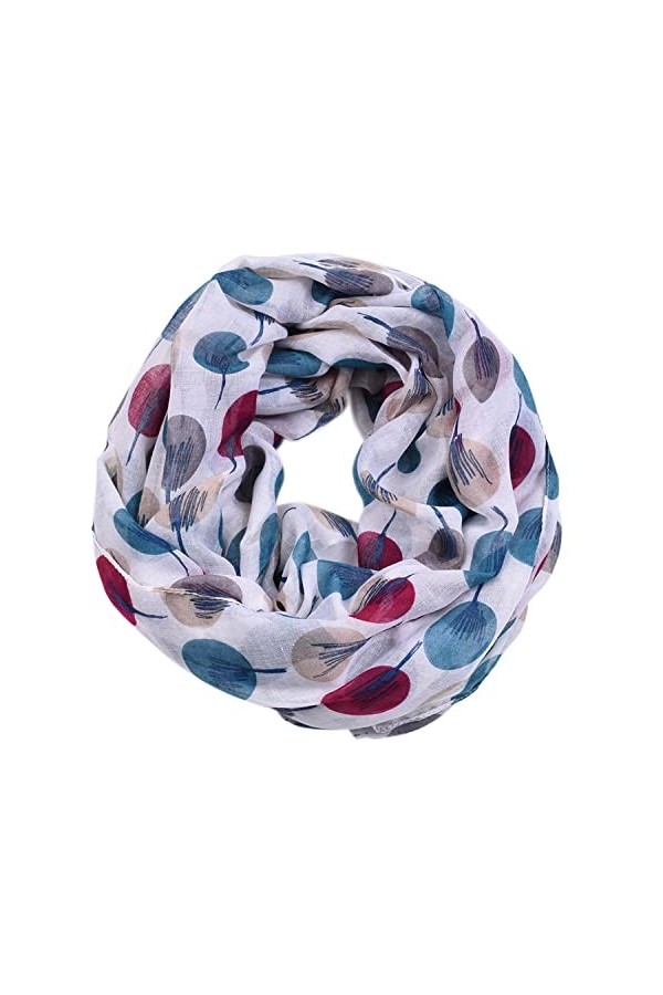 AMAYJUELONG Loop Schal für Damen, Super Weicher Schlauchschal, Modischer Loopschal mit Design Softes Modalmaterial, Tuch Dame