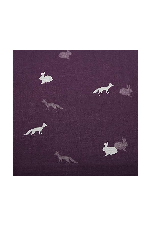 AnJuHoPa Echarpe, Chèche, Foulard en viscose respirante Adorable imprimé animalier pour Femmes et Filles écharpe 2pcs set Re