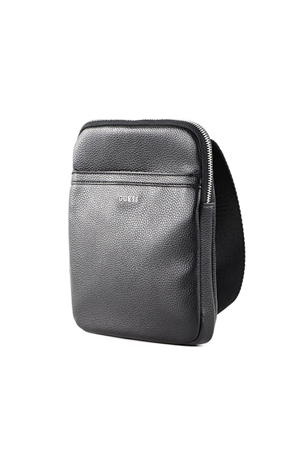 Guess Riviera Crossbody FL, Bag Men, Bla, Taille Unique
