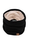 Justay Sowarm Cache-Cou Tricoté Hiver Tour de Cou Foulard Homme Femme Écharpe Circulaire tricotée pour Ski Moto Bicyclette