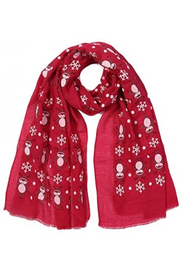 GFM® Écharpe sur le thème du Père Noël, Xmas-03-a12, 90