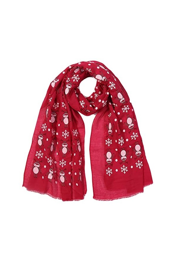 GFM® Écharpe sur le thème du Père Noël, Xmas-03-a12, 90