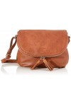 Tom Tailor Acc lari, Sac bandoulière Femme, Marron Cognac , 26.5x21x5 Centimeters W x H x L 