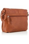 Tom Tailor Acc lari, Sac bandoulière Femme, Marron Cognac , 26.5x21x5 Centimeters W x H x L 