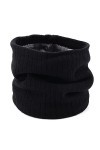 KINBOM Écharpe Snood, Epaisseur Echarpe Tour de Cou Hiver pour Hommes Femmes pour Sports de Plein Air Noir 