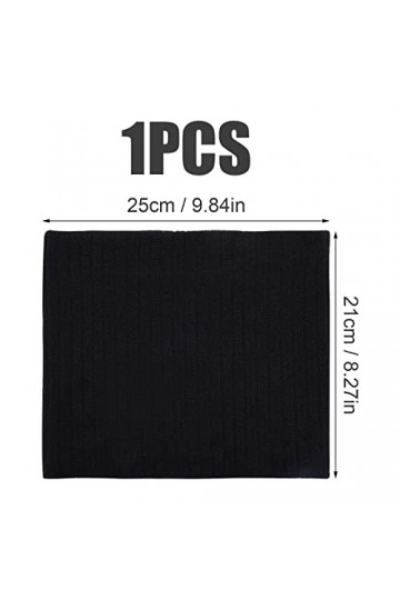 KINBOM Écharpe Snood, Epaisseur Echarpe Tour de Cou Hiver pour Hommes Femmes pour Sports de Plein Air Noir 