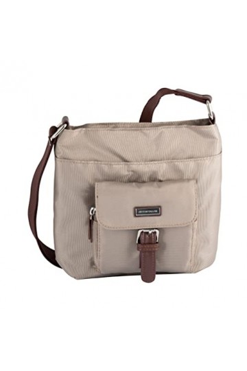 Tom Tailor Acc RINA, Sacs bandoulière femmes - Beige - Beige taupe 21 , 23x23x4 cm B x H x T 
