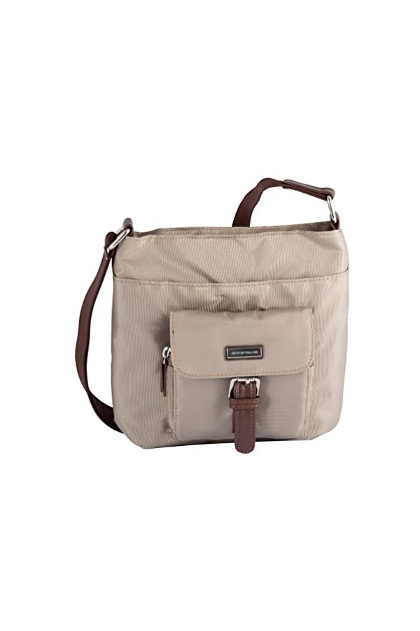 Tom Tailor Acc RINA, Sacs bandoulière femmes - Beige - Beige taupe 21 , 23x23x4 cm B x H x T 
