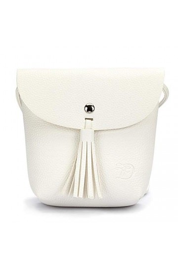 Tom Tailor Denim Ida, Sac bandoulière Femme, Blanc Weiß , 17x16x4.5 Centimeters W x H x L 