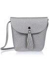 Tom Tailor Denim Ida, Sac bandoulière Femme, Argent Silber , 4.5x16x17 Centimeters W x H x D 