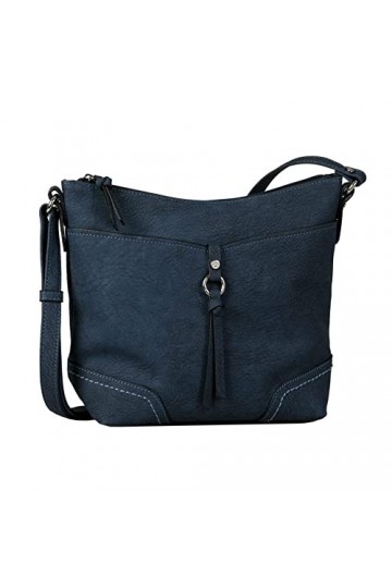 Tom Tailor Acc Imeri, Sac bandoulière Femme, Bleu Blue , 28x25x8.5 Centimeters B x H x T 
