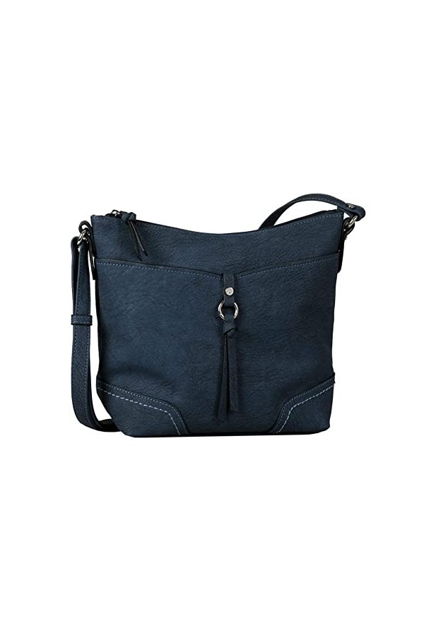 Tom Tailor Acc Imeri, Sac bandoulière Femme, Bleu Blue , 28x25x8.5 Centimeters B x H x T 
