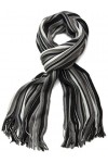 styleBREAKER écharpe en tricot fin à rayures regarder, écharpe tricotée, homme 01018117, modèle:modèle-16