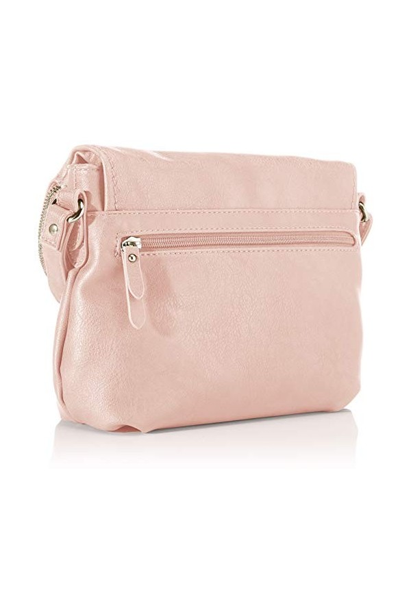 Tom Tailor Femme Sac bandoulière, Simili cuir, Rose, 26.5 x 21 x 5 centimeters W x H x L 