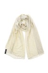 FASHIONGEN - Echarpe en Coton, Foulard femme à Perles et Strass, ALOISE - Beige