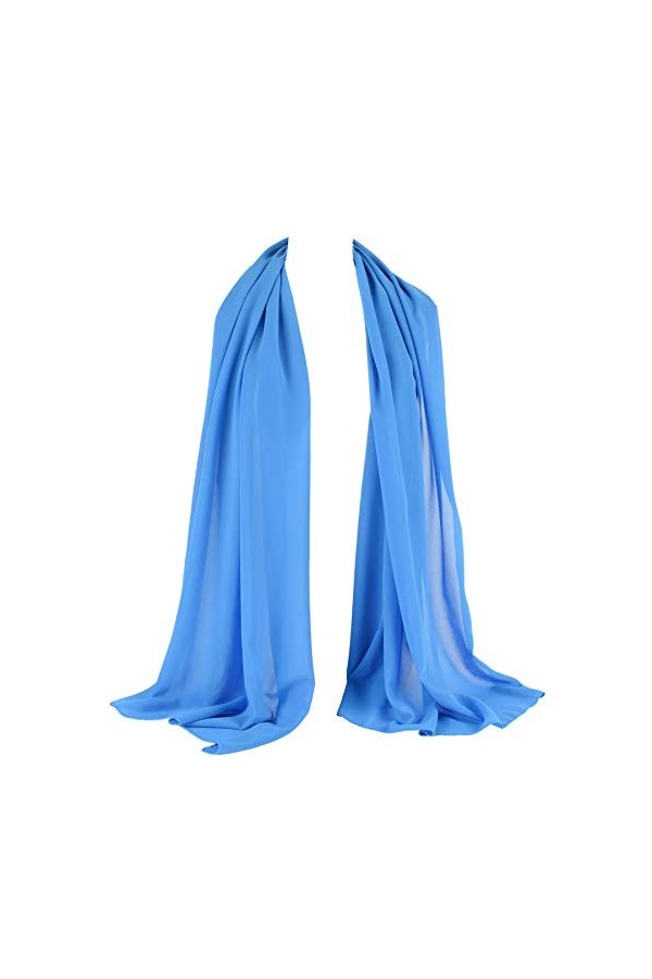 ZAKIRA Foulard en Mousseline, Écharpe pour les Femmes Rose