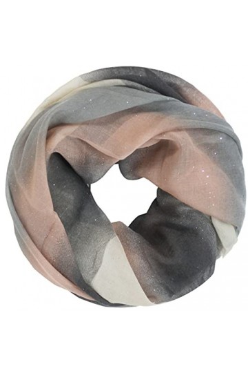 Glamexx24 Echarpe longue et légère pour femme, nouvelle écharpe, boucle, tube, écharpe en tissu, nombreuses couleurs…