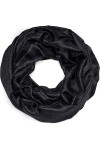 styleBREAKER Foulard femme loop léger et soyeux avec paillettes en couleurs unies, foulard tubulaire, écharpe 01016214, coule