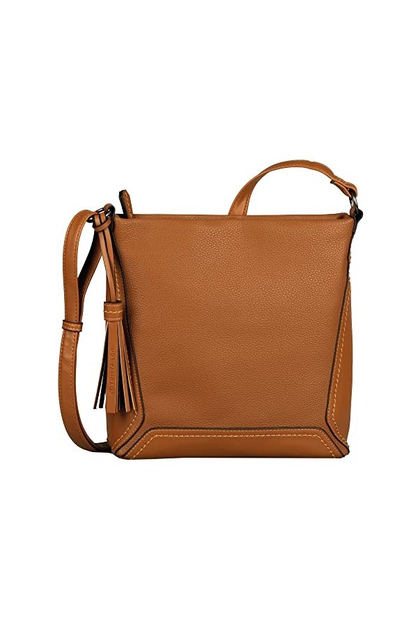 Tom Tailor ISA, Sac à bandoulière Femme, Cognac
