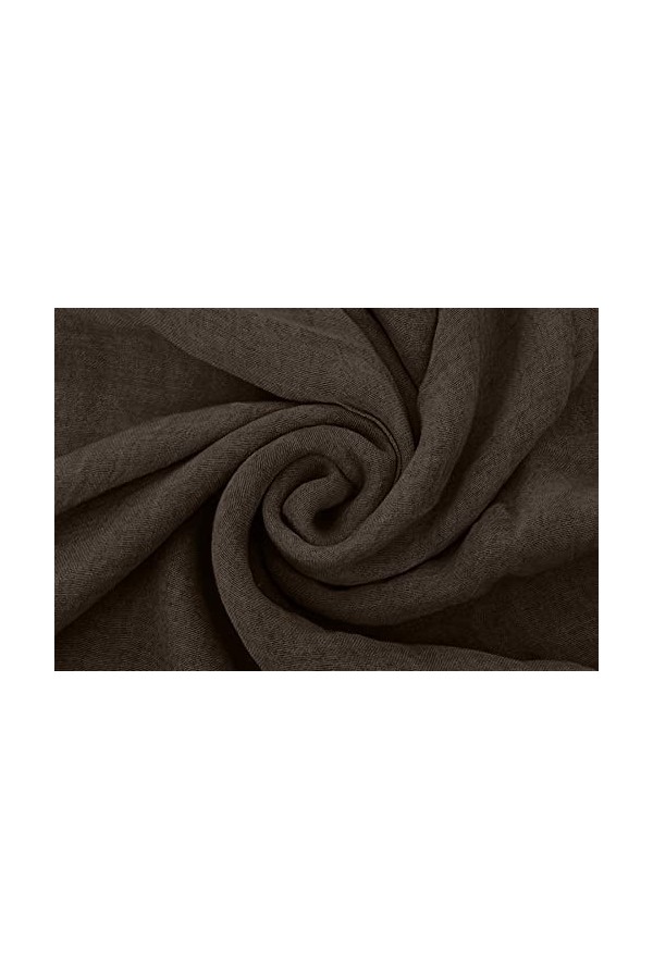 JOPHY & CO. Écharpe élégante, pour homme et femme, légère et douce, étole rectangulaire en fibre de bambou, de couleur unie o