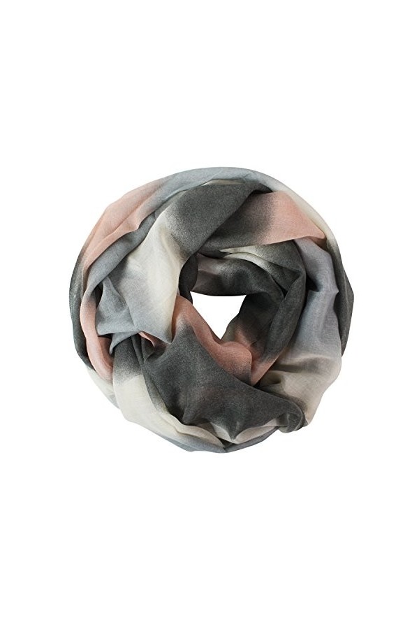 Glamexx24 Echarpe longue et légère pour femme, nouvelle écharpe, boucle, tube, écharpe en tissu, nombreuses couleurs…