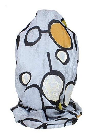 Girly Sac ˆ main rond colorŽ avec imprimŽ galets - Gris - taille unique