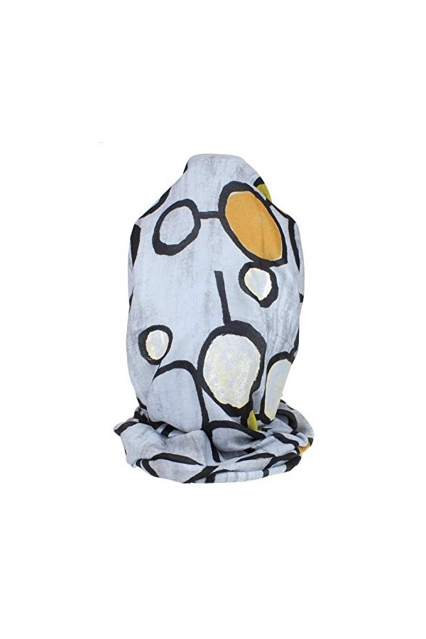 Girly Sac ˆ main rond colorŽ avec imprimŽ galets - Gris - taille unique