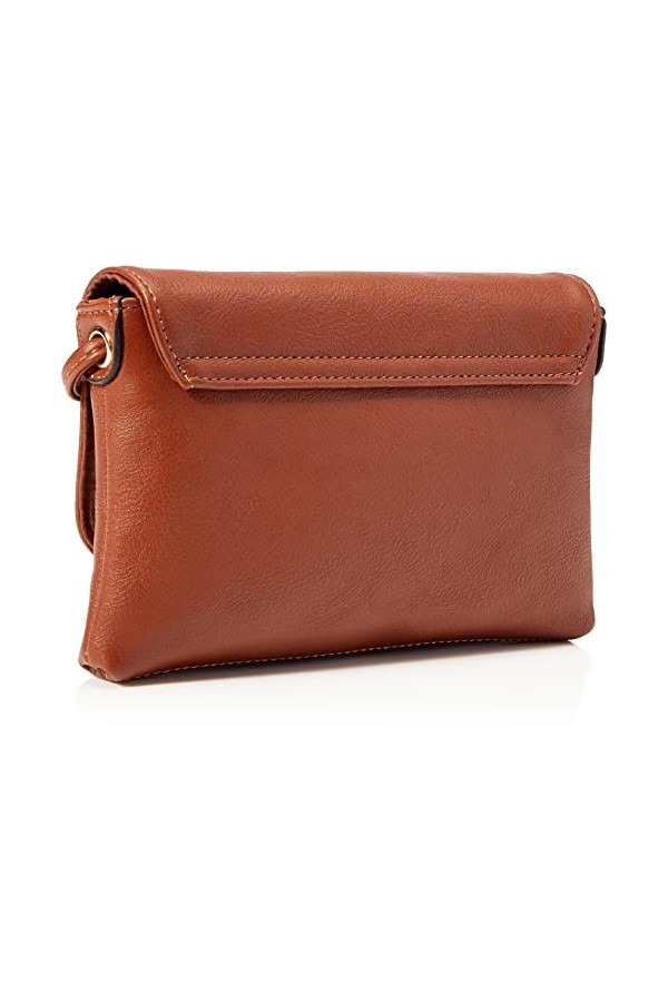 Tom Tailor Acc Luna Fall, Sac à bandoulière Femme, Marron Cognac , 20x12.5x2 cm B x H x T 