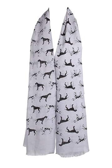 GFM® Écharpe avec imprimé chiens Great Dane GD - - Large