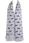 GFM® Écharpe avec imprimé chiens Great Dane GD - - Large