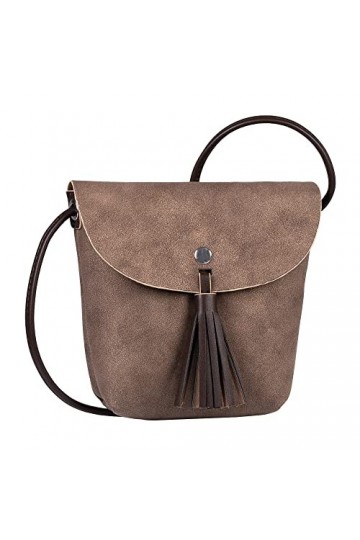 TOM TAILOR Ida Glitter, Sac bandoulière Femme, Marron
